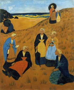 Young Breton Women wearing Shawls, or The Girls of Douarnenez
